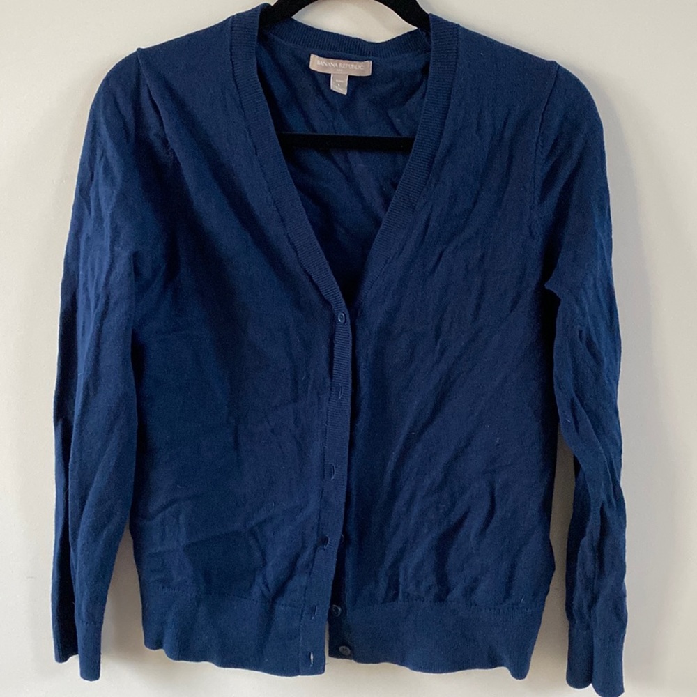 Navy Blue Cardigan